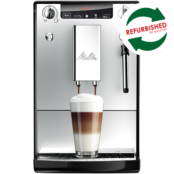 Caffeo® Solo® & Milk Kaffeevollautomat, schwarz-silber (Refurbished)