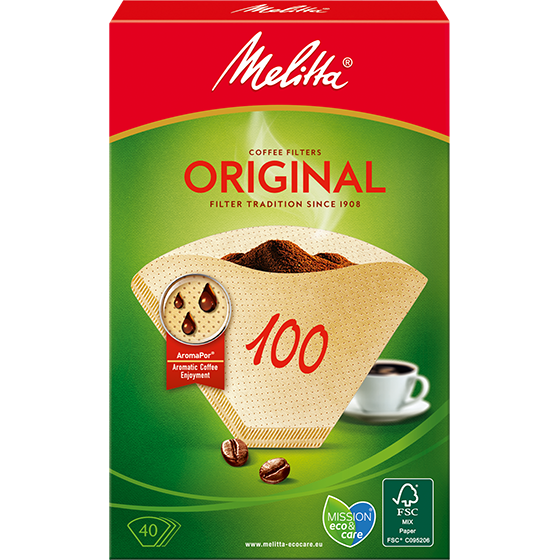 Melitta® Filterzakjes Original, 100, bruin